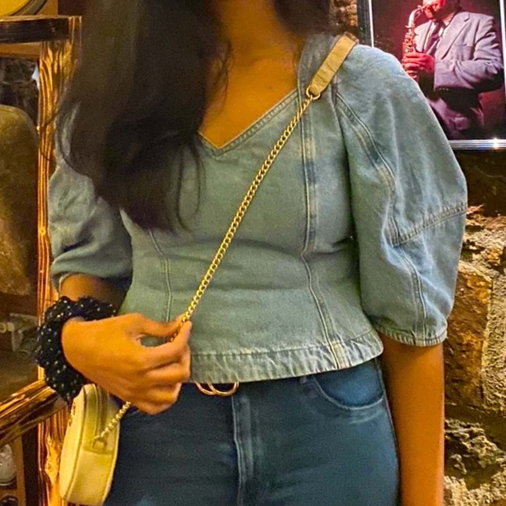 H&m denim top